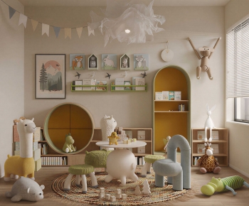 Modern Children's Room Activity Room-ID:733134989