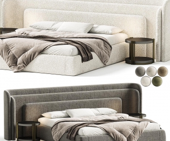 Modern Double Bed-ID:864113094