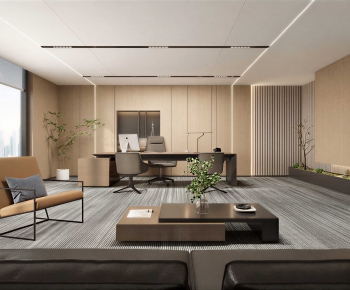 Modern Manager's Office-ID:136873014