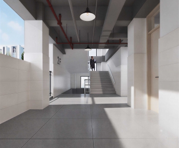 Modern Office Stairwell-ID:879652984
