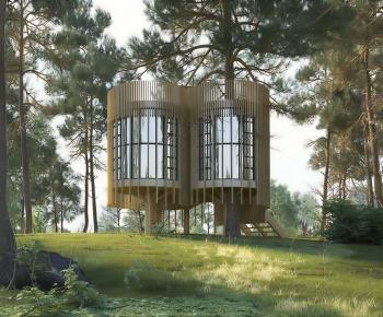Modern Residential Building-ID:729535108