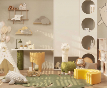 Modern Children's Room Activity Room-ID:286581997