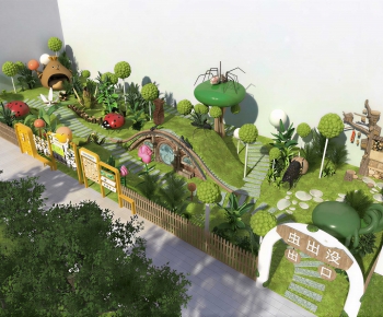 Modern Park Landscape-ID:320002082