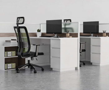 Modern Office Desk And Chair-ID:240227947