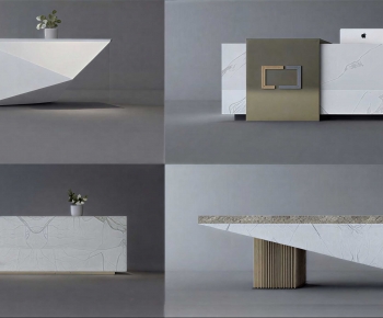 Modern Reception Desk-ID:101759461