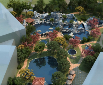 New Chinese Style Courtyard/landscape-ID:842630961