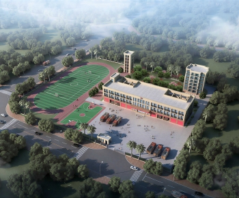 Modern Architectural Bird's-eye View Planning-ID:102143058