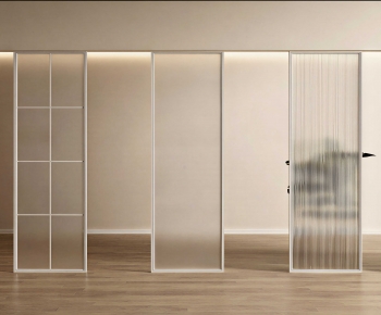 Modern Glass Screen Partition-ID:843456984