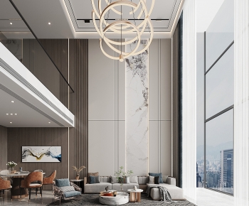 Modern A Living Room-ID:447233927
