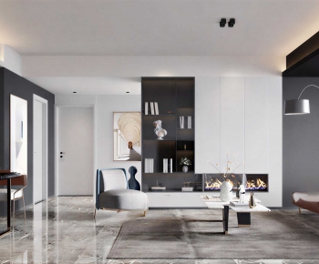 Modern A Living Room-ID:901823041