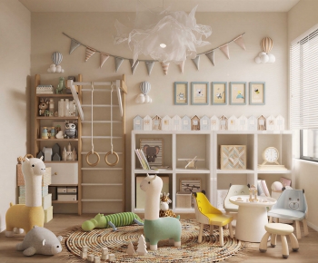 Modern Children's Room Activity Room-ID:729480037