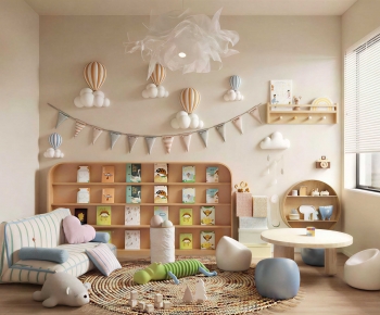 Modern Children's Room Activity Room-ID:847007048