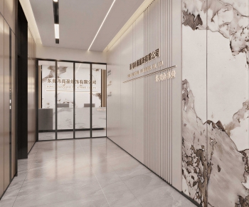 Modern Office Reception Desk-ID:701828004