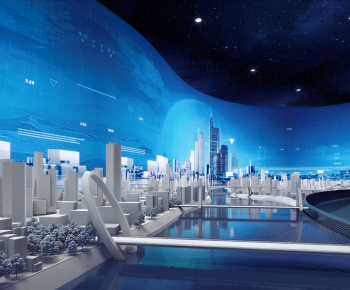 Modern Exhibition Hall-ID:300571925