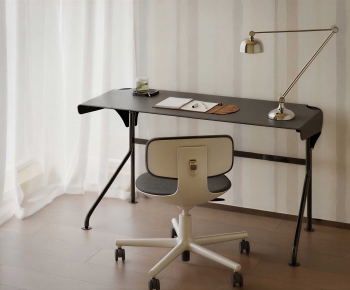 Modern Computer Desk And Chair-ID:456262111