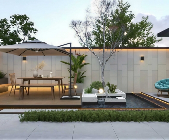 Modern Courtyard/landscape-ID:705864912