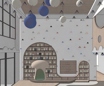 Modern Children's Reading Room-ID:316315899