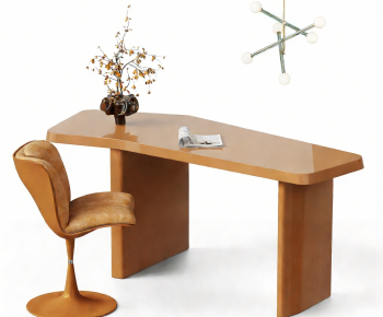 Modern Computer Desk And Chair-ID:274553062