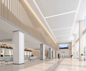 Modern Hospital Hall-ID:201570038