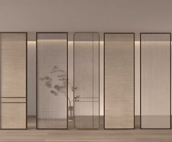 Modern Glass Screen Partition-ID:658206948