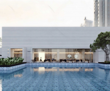 Modern Swimming Pool-ID:955940013