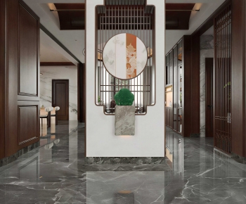 New Chinese Style Hallway-ID:459706072