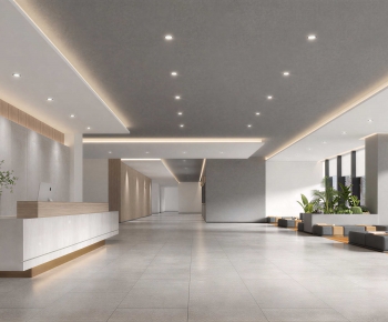 Modern Office Reception Desk-ID:246262078