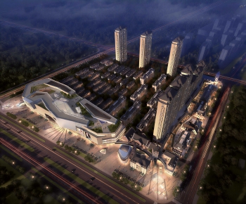 Modern Architectural Bird's-eye View Planning-ID:851911071