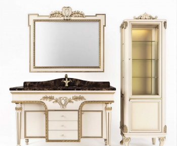 European Style Bathroom Cabinet-ID:160871985
