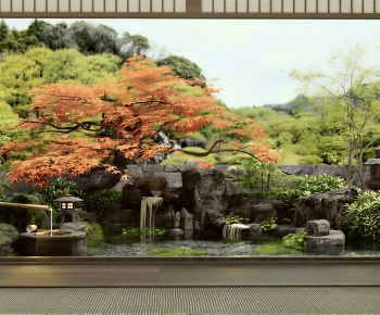 Japanese Style Courtyard/landscape-ID:662550962