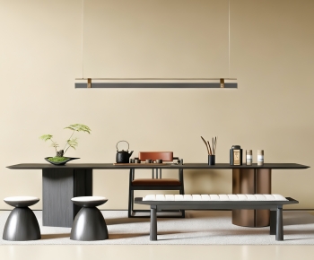 New Chinese Style Tea Tables And Chairs-ID:109144932