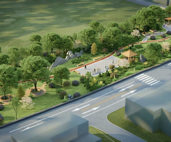 Modern Architectural Bird's-eye View Planning-ID:912878997