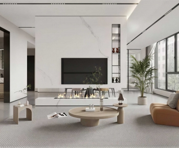 Modern A Living Room-ID:985666994