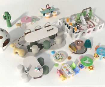 Modern Children's Table/chair-ID:879898074