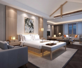 New Chinese Style Bedroom-ID:511130095