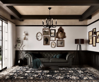 French Style A Living Room-ID:313921938