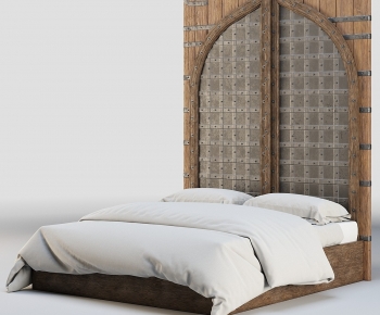 Modern Double Bed-ID:316221008
