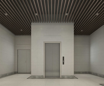 Modern Office Elevator Hall-ID:639050965