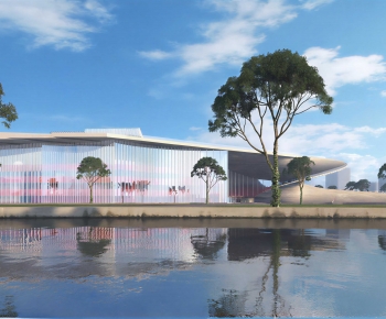 Modern Appearance Of Commercial Building-ID:628067029
