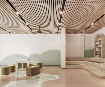 Modern Children's Reading Room-ID:471895931