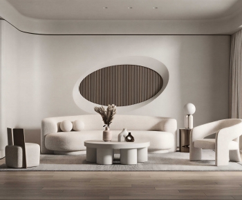 Wabi-sabi Style A Living Room-ID:234030016