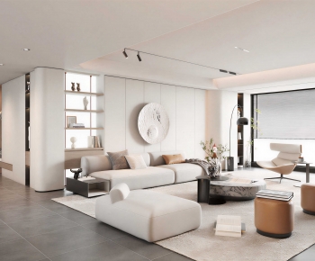 Modern A Living Room-ID:593040027