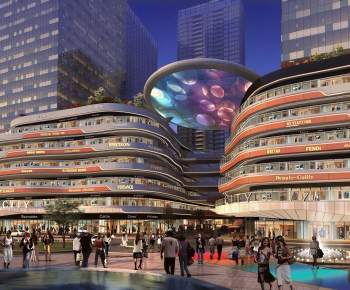 Modern Appearance Of Commercial Building-ID:169222121