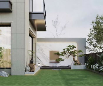 Modern Courtyard/landscape-ID:593360907