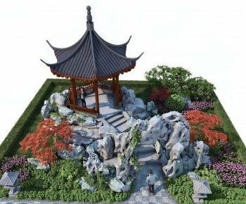 Chinese Style Courtyard/landscape-ID:573960075