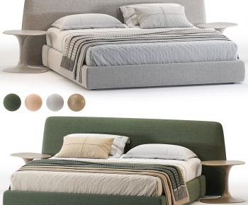 Modern Double Bed-ID:506604911