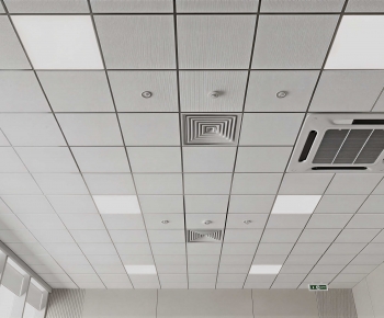 Modern Suspended Ceiling-ID:307473906