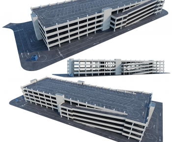 Modern Appearance Of Commercial Building-ID:695323945