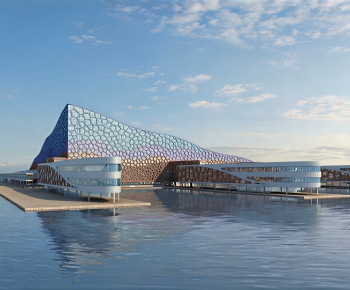 Modern Architecture Of Artistic Style-ID:841325047