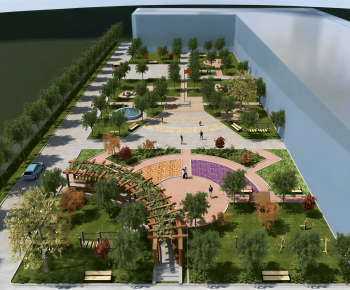 Modern Architectural Bird's-eye View Planning-ID:782493113